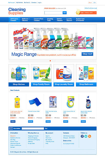 Magento Themes - GoWebBaby.Com
