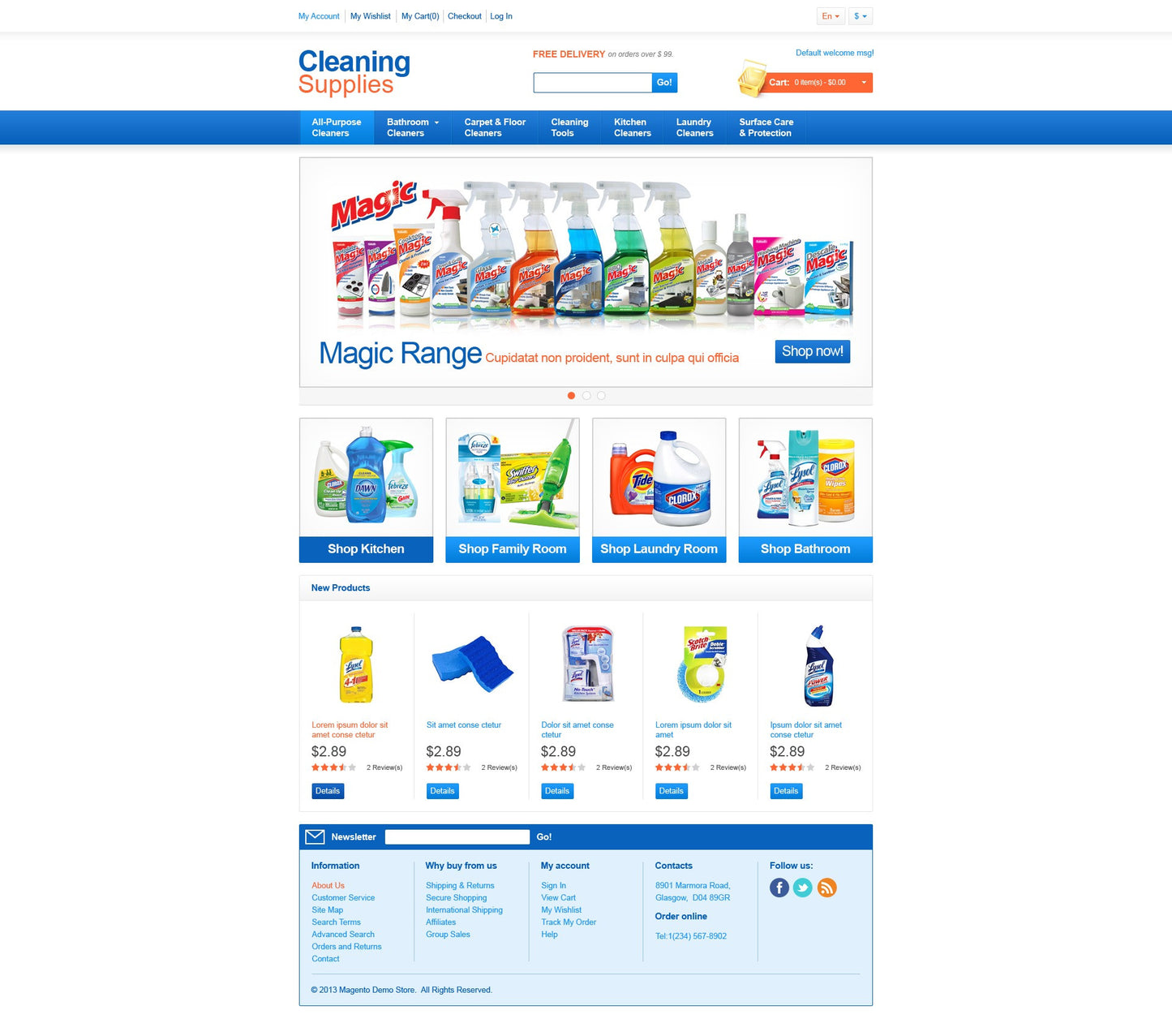 Magento Themes - GoWebBaby.Com