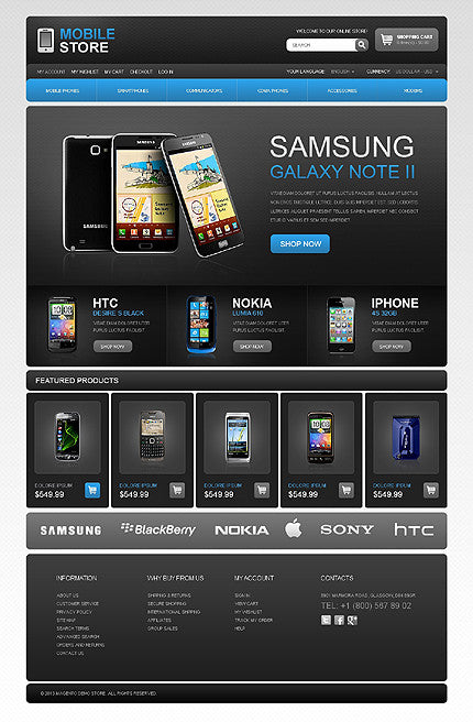 Magento Themes - GoWebBaby.Com