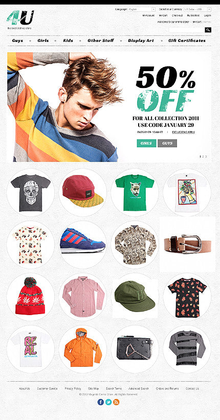 Magento Themes - GoWebBaby.Com