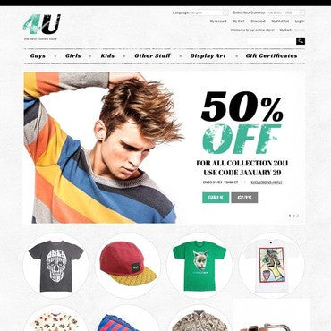 Magento Themes - GoWebBaby.Com
