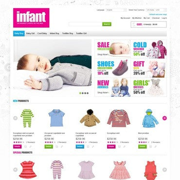 Magento Themes - GoWebBaby.Com