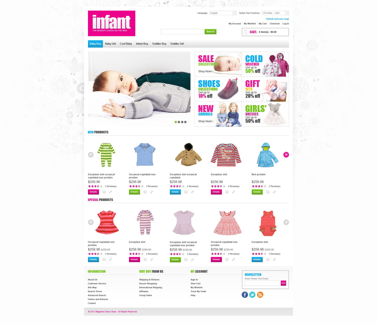 Magento Themes - GoWebBaby.Com