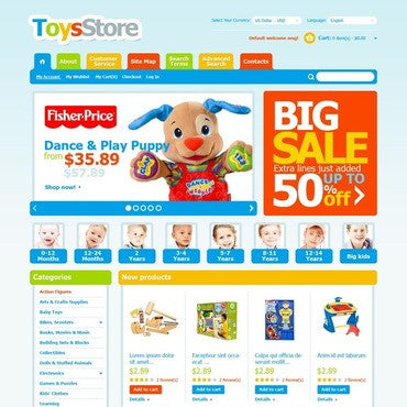 Magento Themes - GoWebBaby.Com