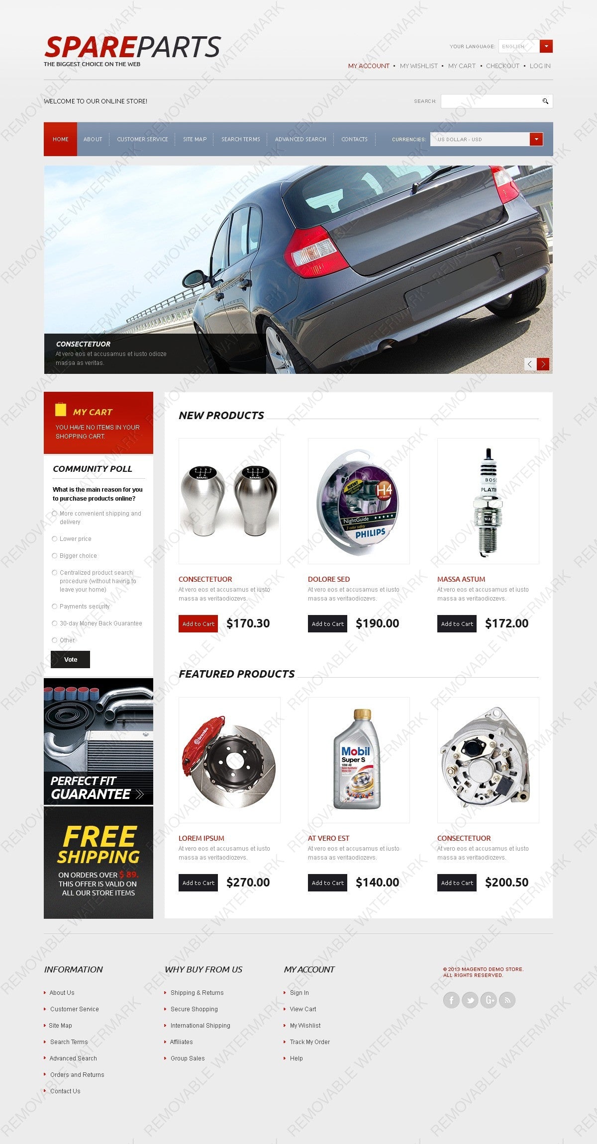 Magento Themes - GoWebBaby.Com
