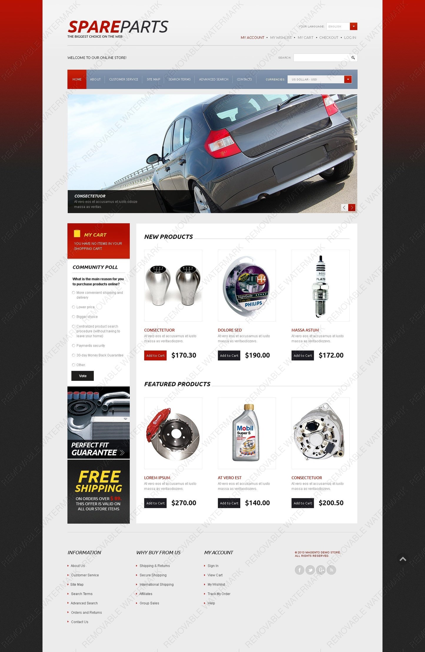 Magento Themes - GoWebBaby.Com