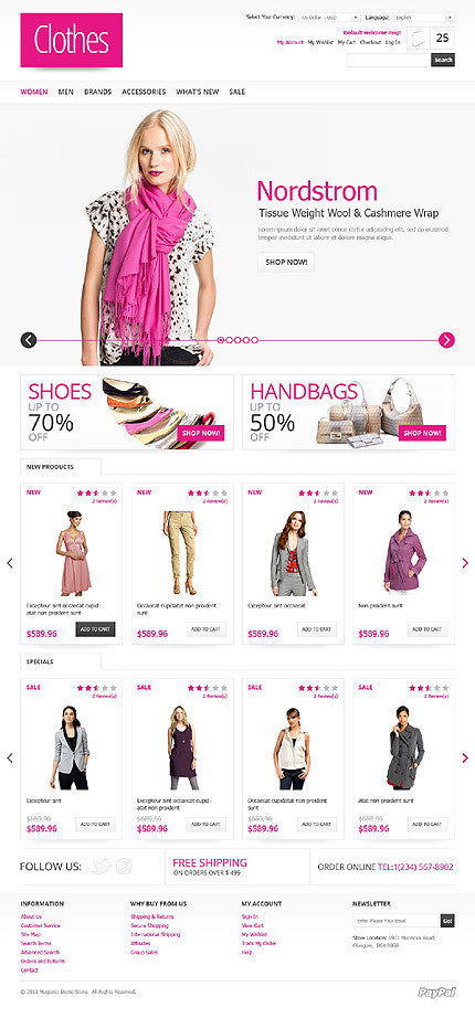 Magento Themes - GoWebBaby.Com