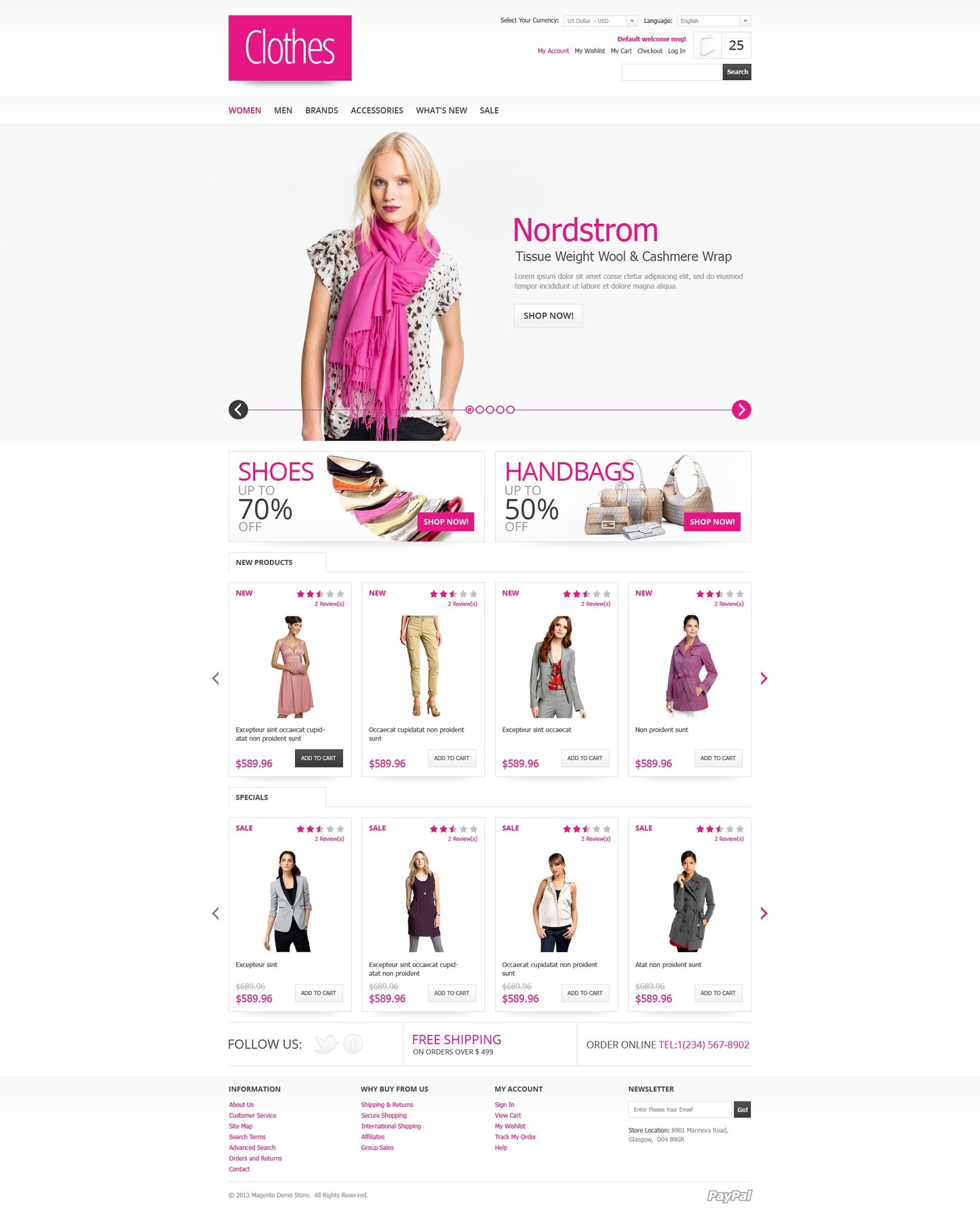 Magento Themes - GoWebBaby.Com