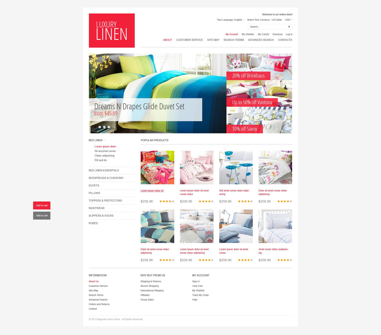 Magento Themes - GoWebBaby.Com