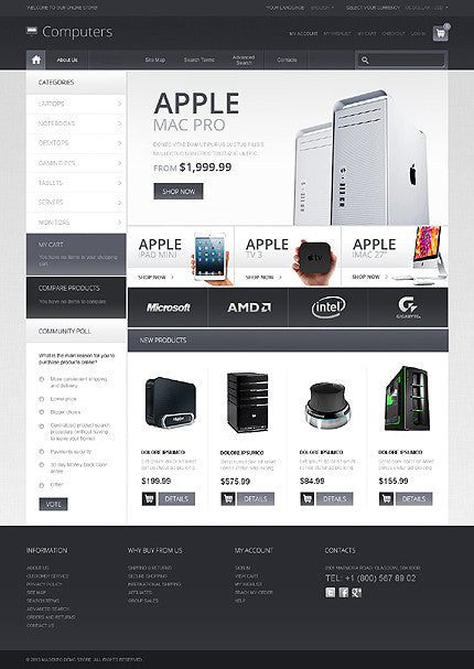 Magento Themes - GoWebBaby.Com