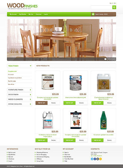Magento Themes - GoWebBaby.Com