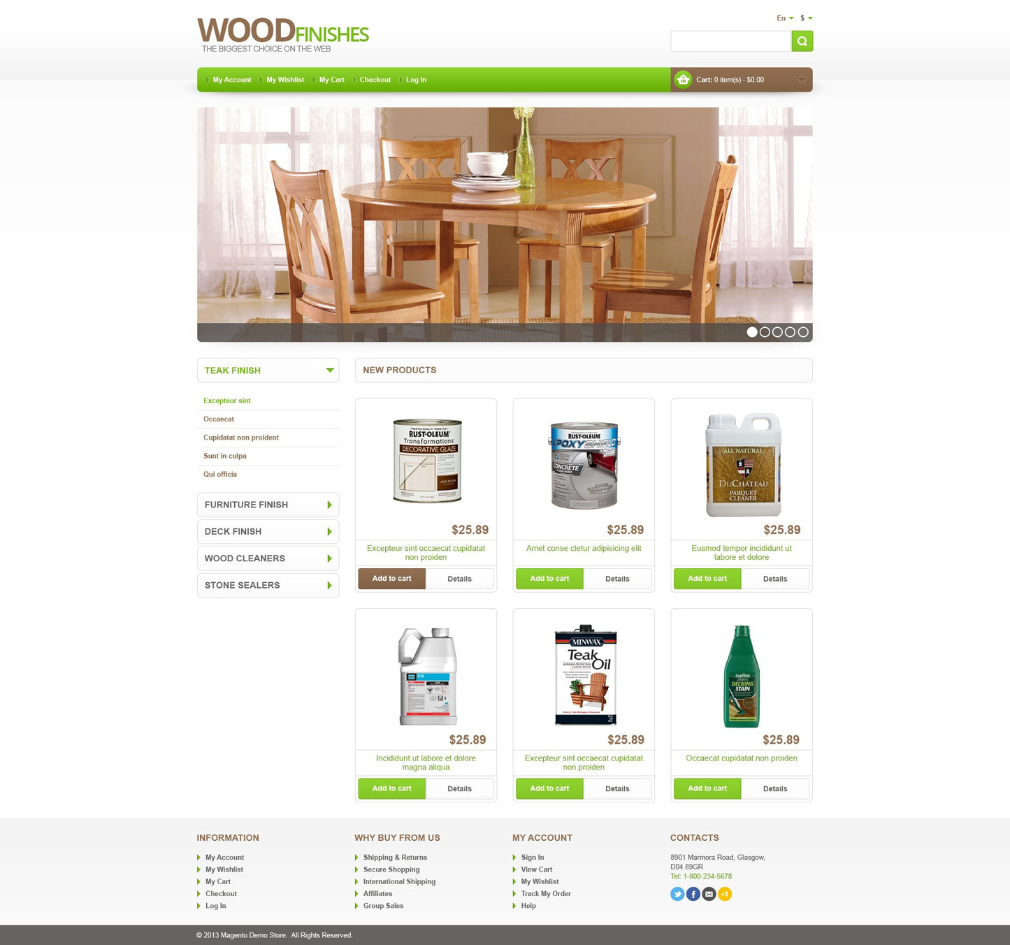 Magento Themes - GoWebBaby.Com