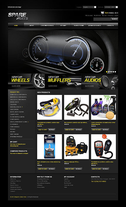 Magento Themes - GoWebBaby.Com
