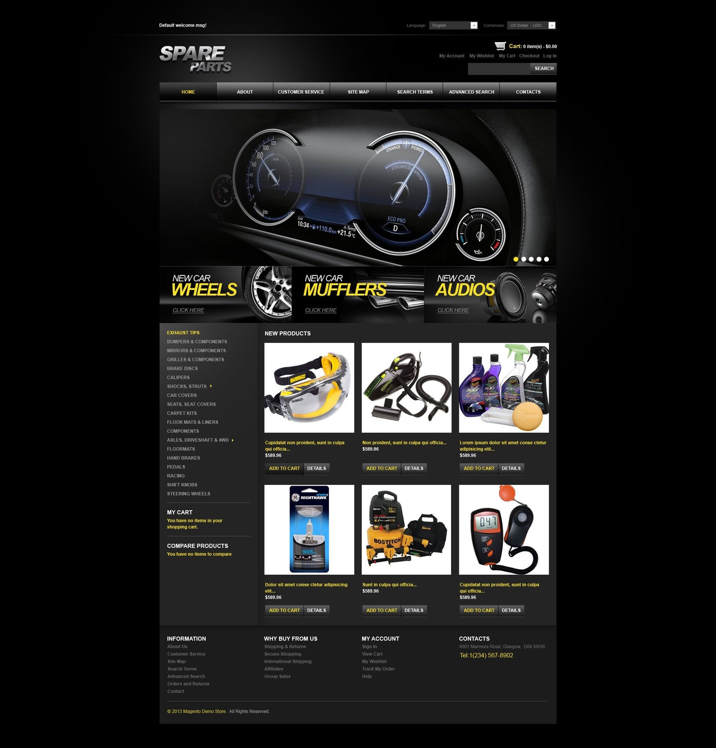 Magento Themes - GoWebBaby.Com