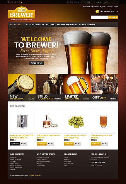 Magento Themes - GoWebBaby.Com