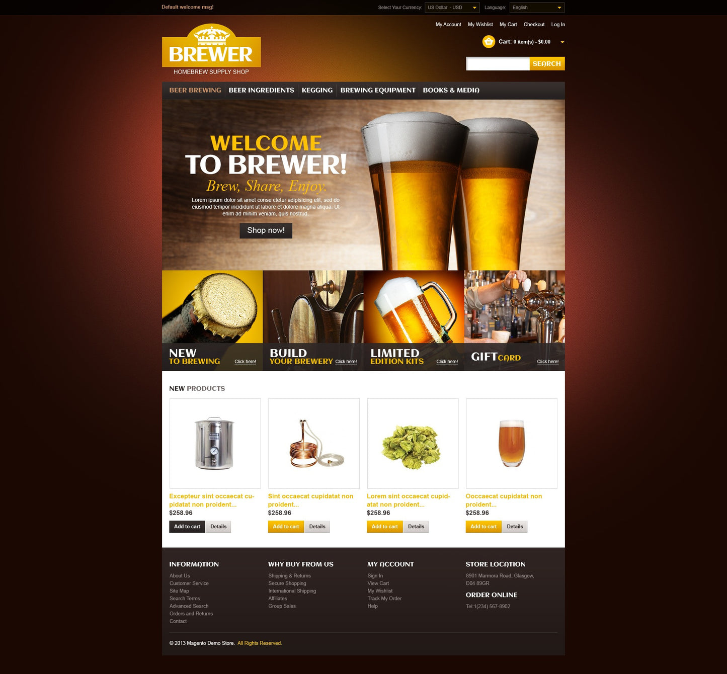 Magento Themes - GoWebBaby.Com