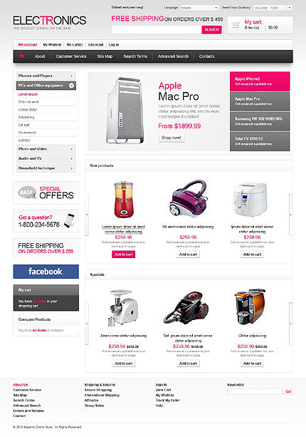 Magento Themes - GoWebBaby.Com