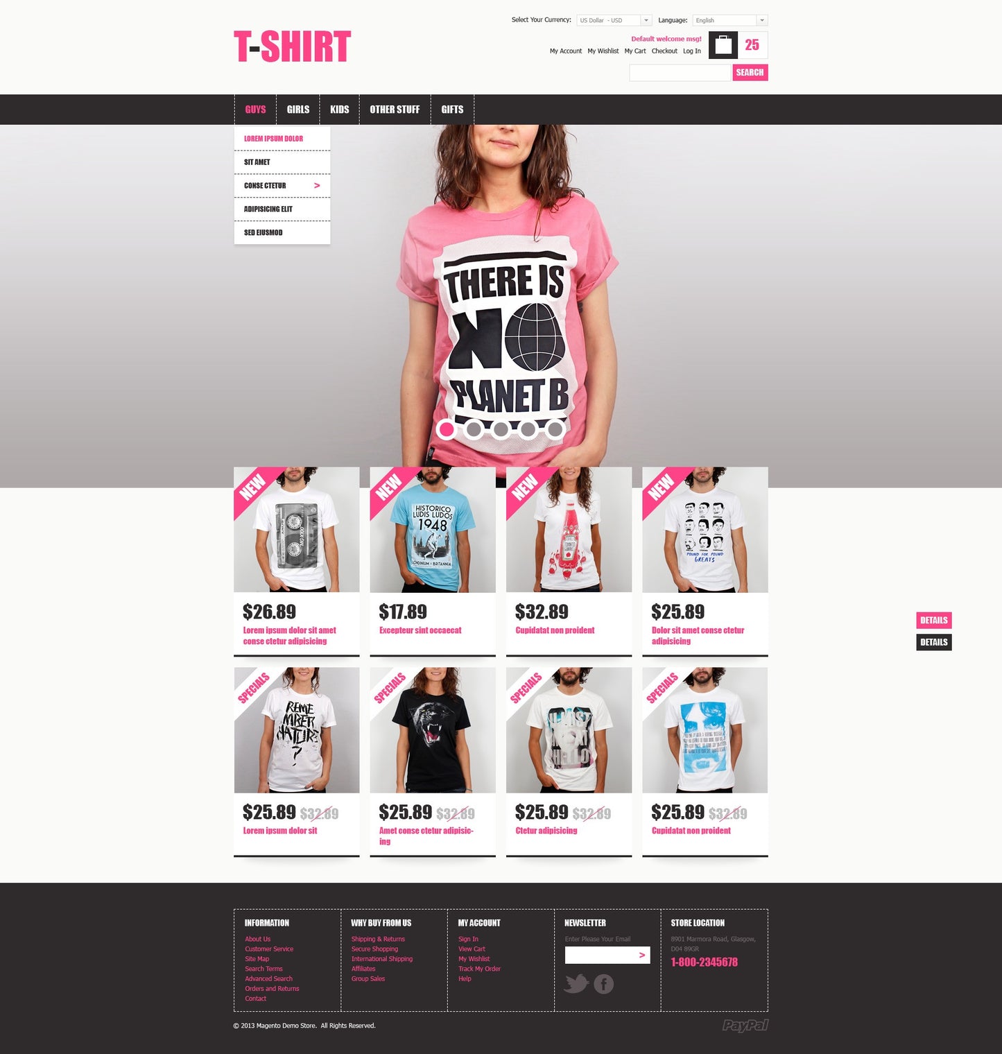 Magento Themes - GoWebBaby.Com
