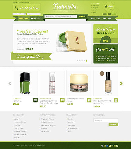 Magento Themes - GoWebBaby.Com