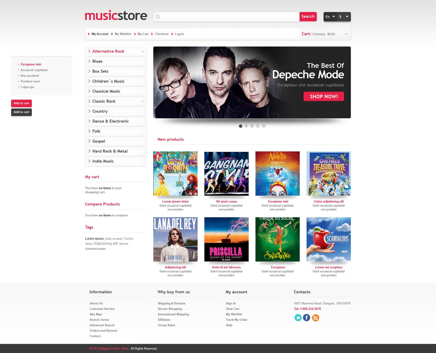 Magento Themes - GoWebBaby.Com