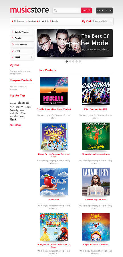 Magento Themes - GoWebBaby.Com