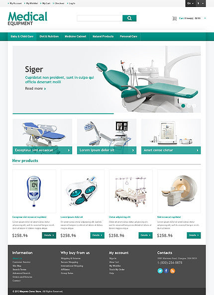 Magento Themes - GoWebBaby.Com