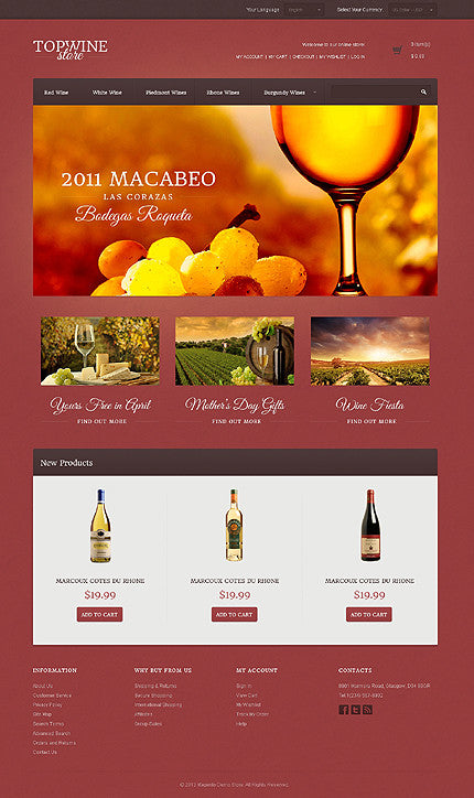 Magento Themes - GoWebBaby.Com