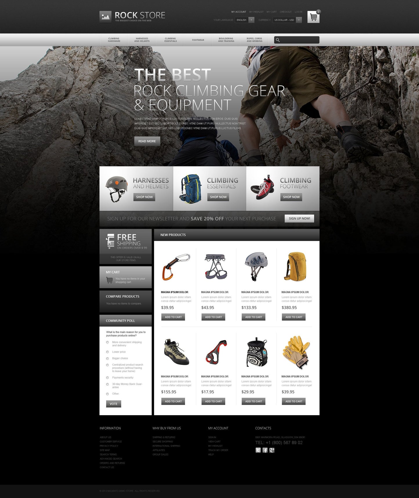 Magento Themes - GoWebBaby.Com