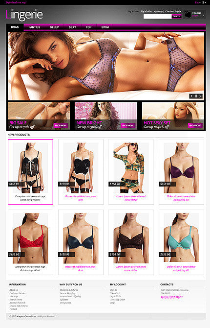 Magento Themes - GoWebBaby.Com