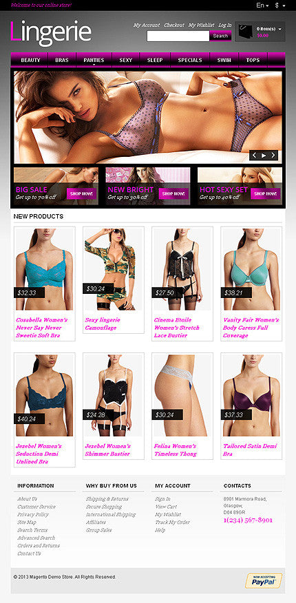Magento Themes - GoWebBaby.Com