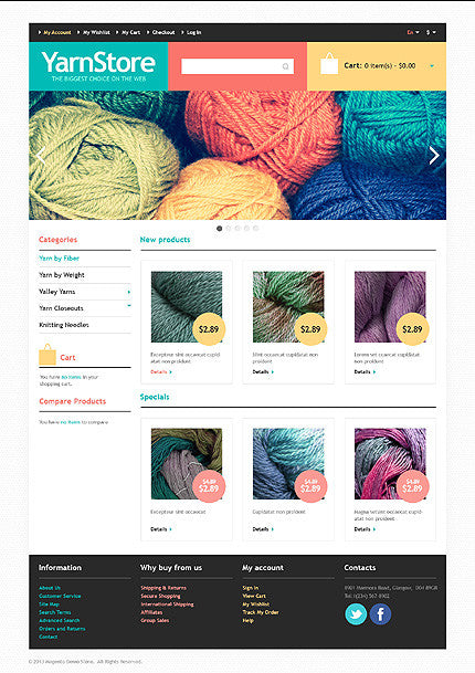 Magento Themes - GoWebBaby.Com