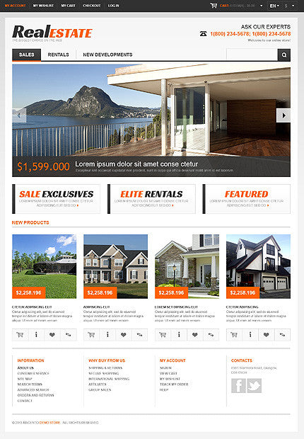 Magento Themes - GoWebBaby.Com