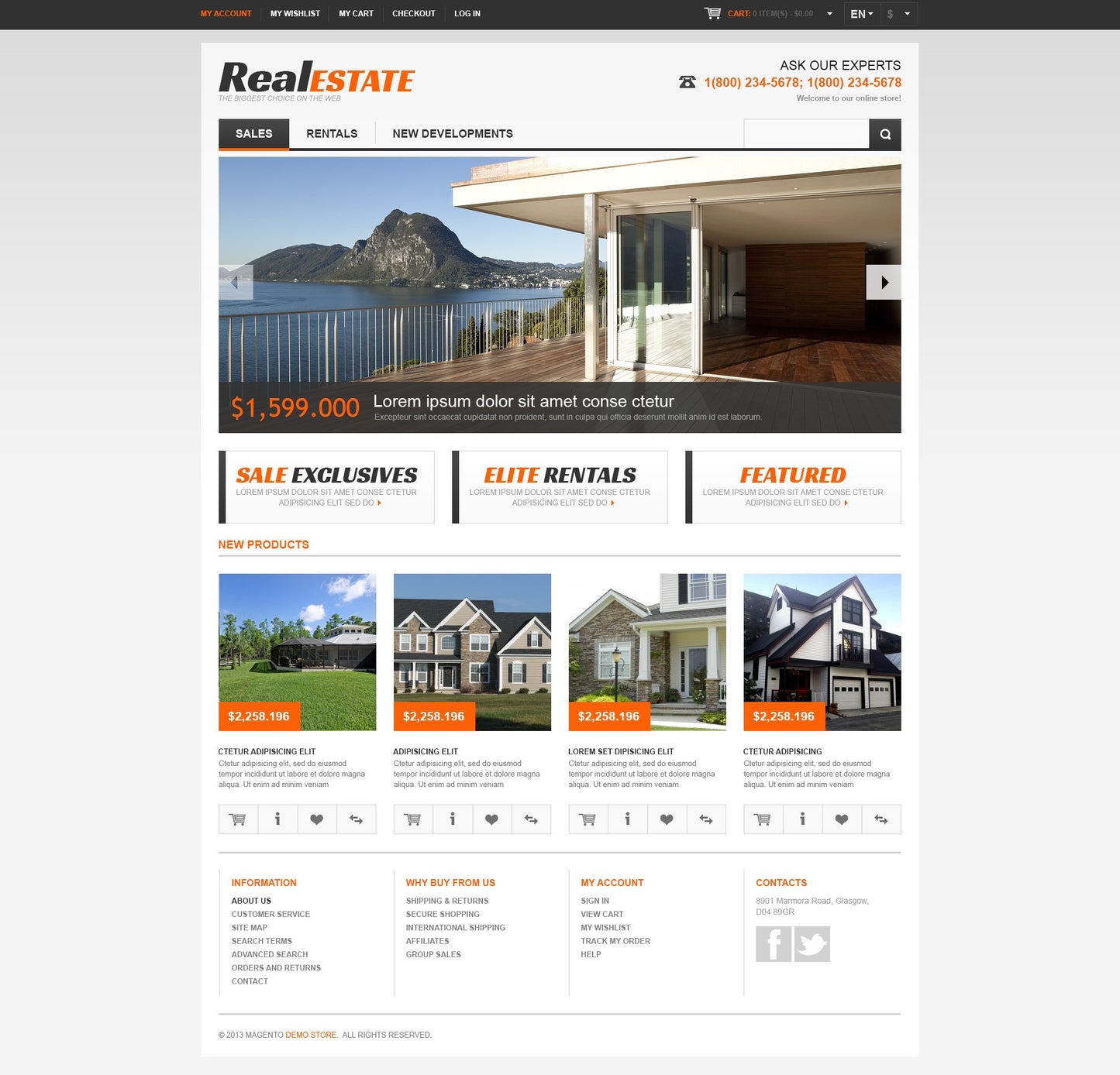 Magento Themes - GoWebBaby.Com