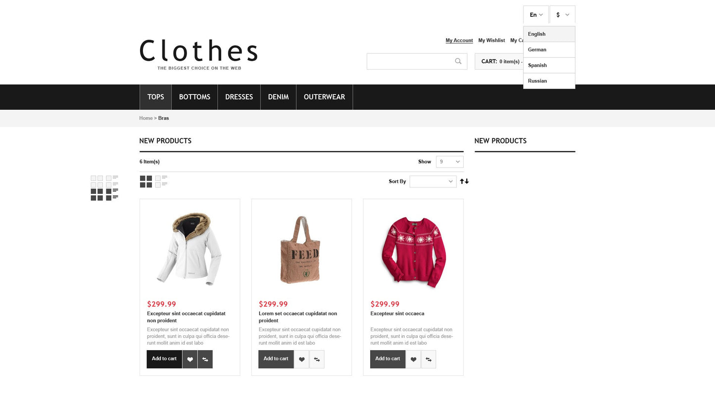 Magento Themes - GoWebBaby.Com