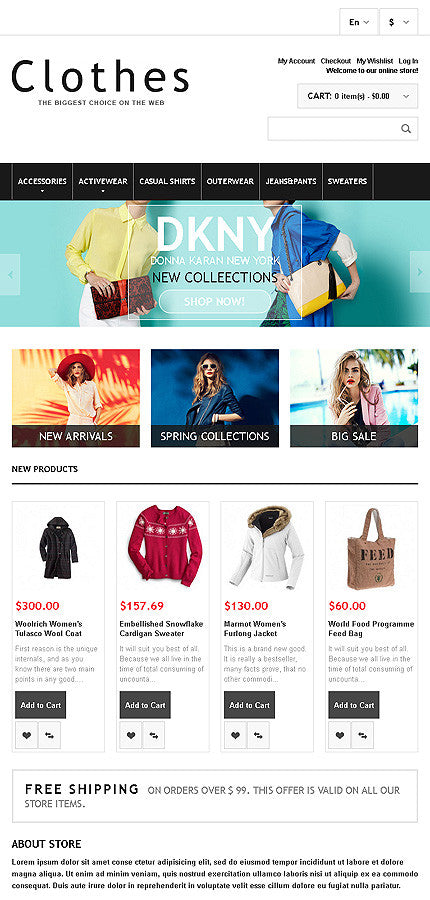 Magento Themes - GoWebBaby.Com