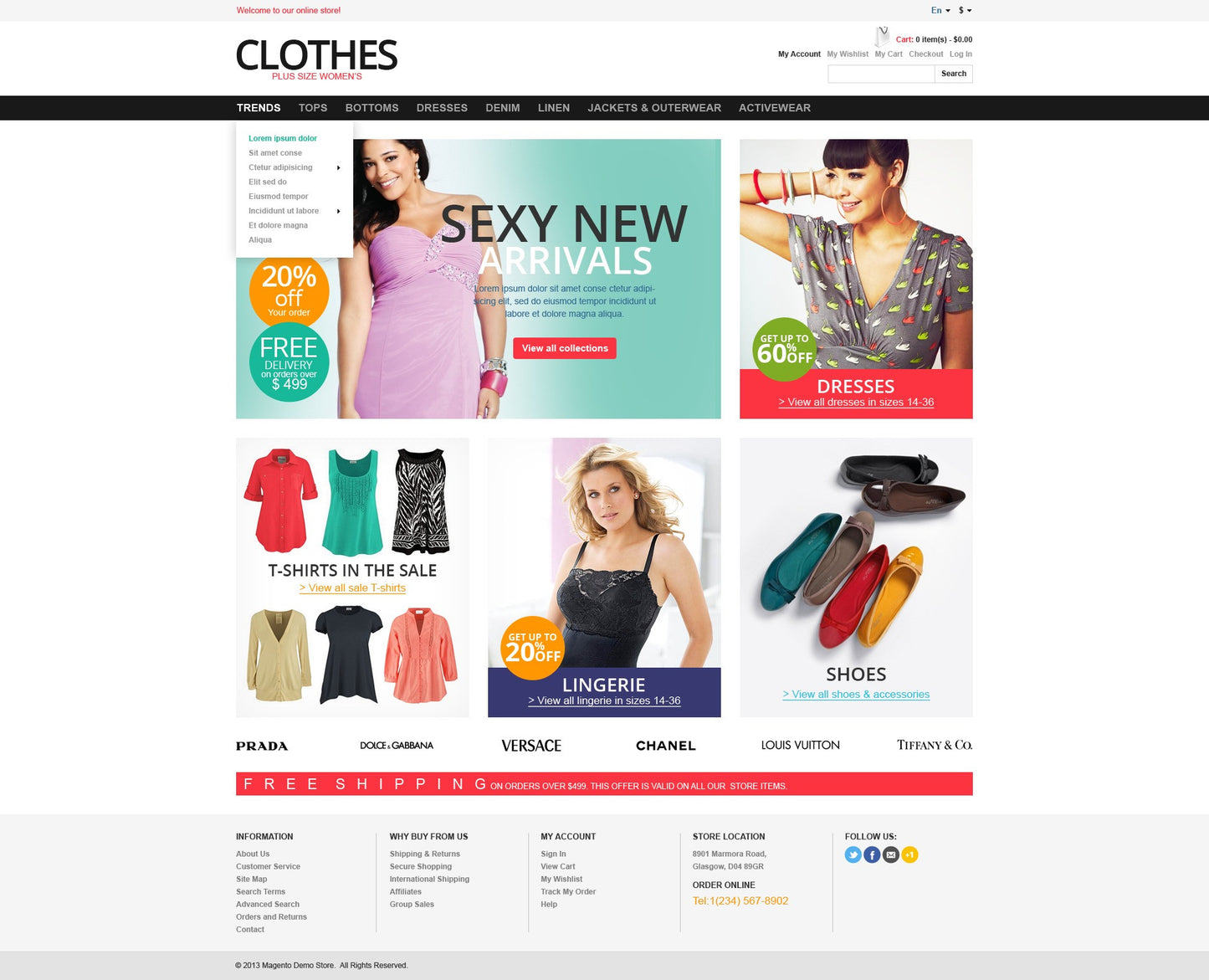 Magento Themes - GoWebBaby.Com