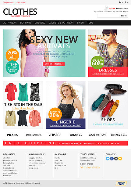 Magento Themes - GoWebBaby.Com