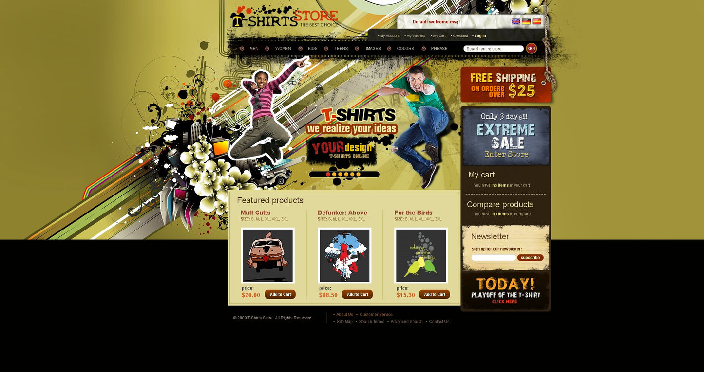 Magento Themes - GoWebBaby.Com