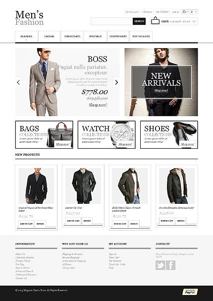 Magento Themes - GoWebBaby.Com