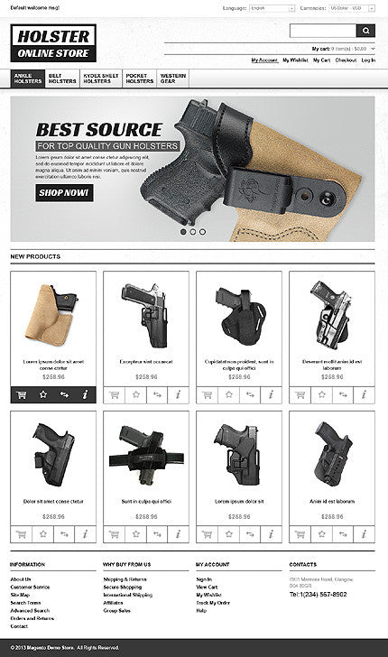 Magento Themes - GoWebBaby.Com
