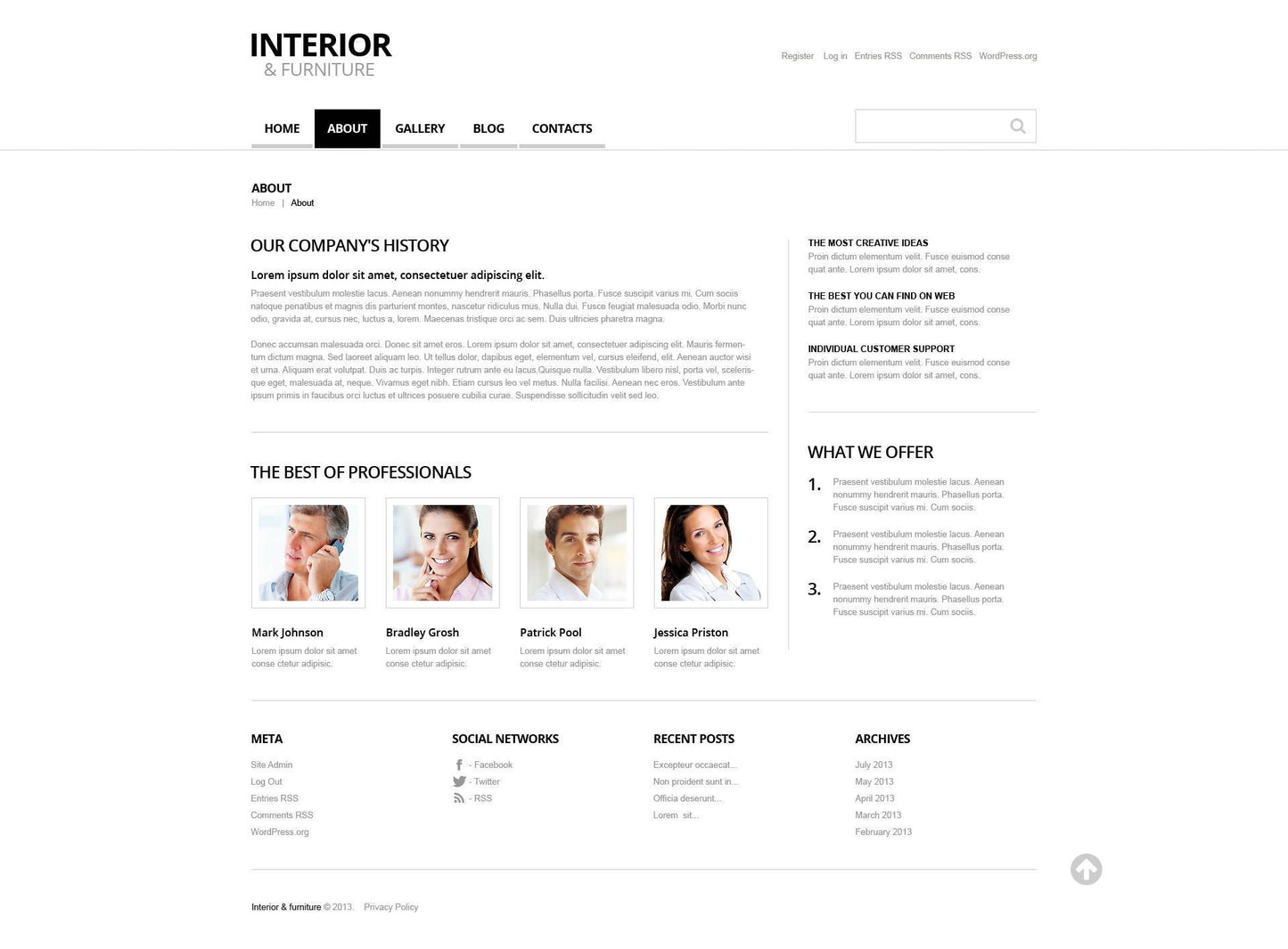 WordPress Themes - GoWebBaby.Com