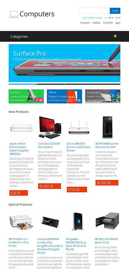 Magento Themes - GoWebBaby.Com