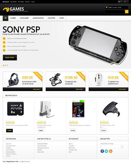 Magento Themes - GoWebBaby.Com