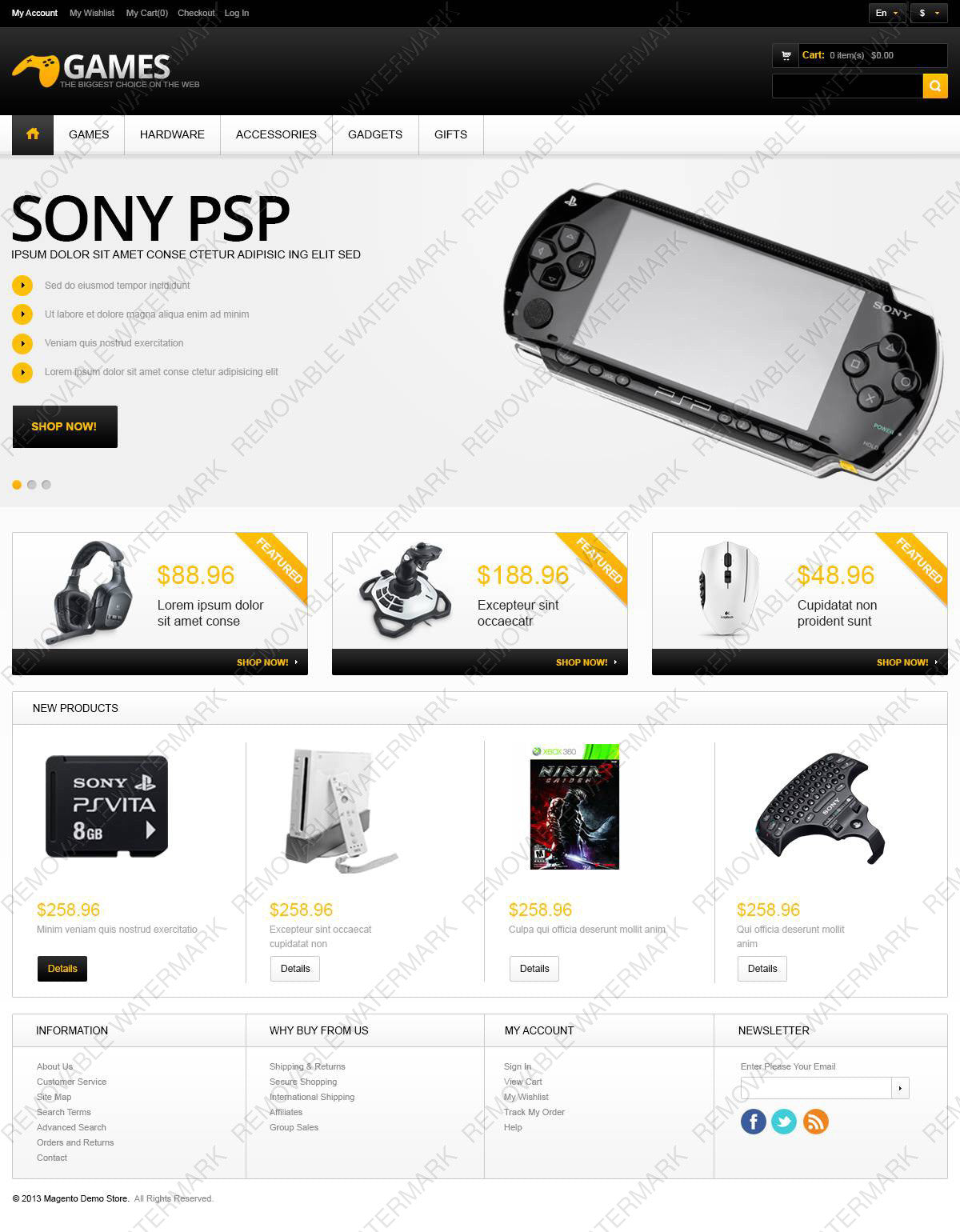 Magento Themes - GoWebBaby.Com