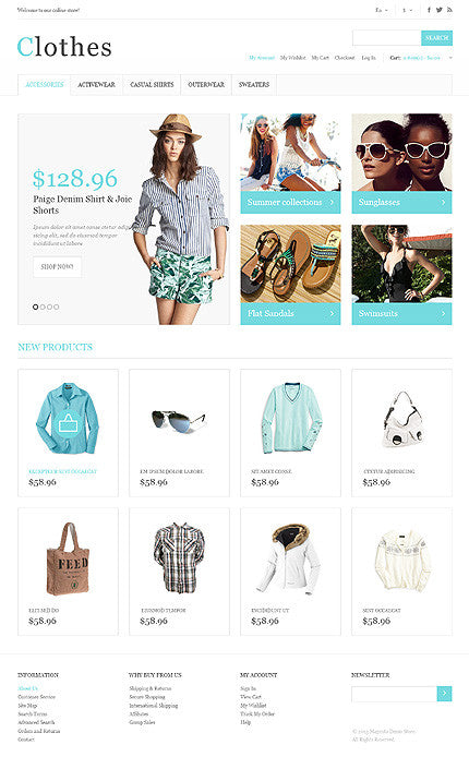 Magento Themes - GoWebBaby.Com