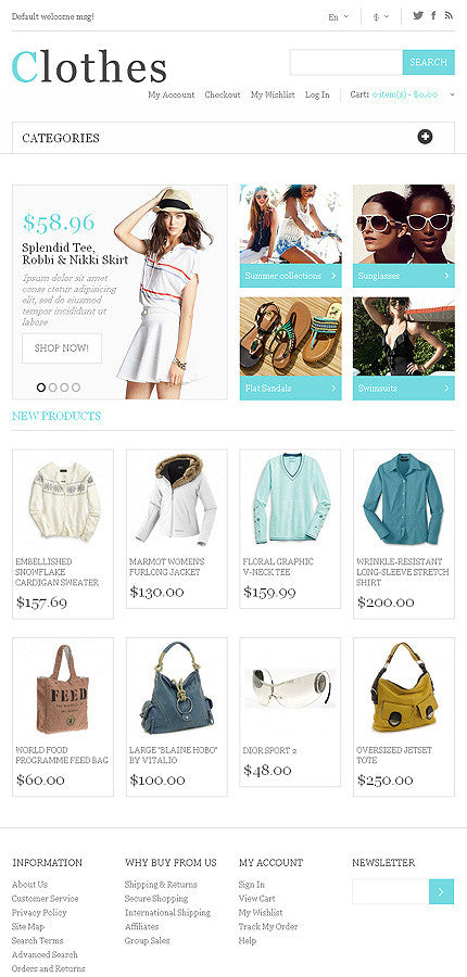 Magento Themes - GoWebBaby.Com