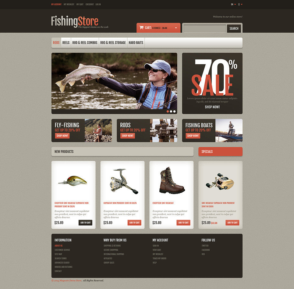 Magento Themes - GoWebBaby.Com