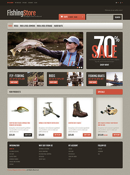 Magento Themes - GoWebBaby.Com