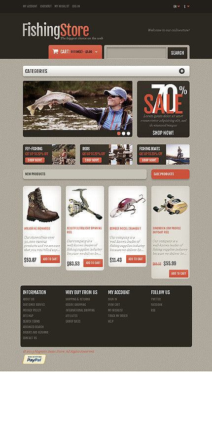 Magento Themes - GoWebBaby.Com