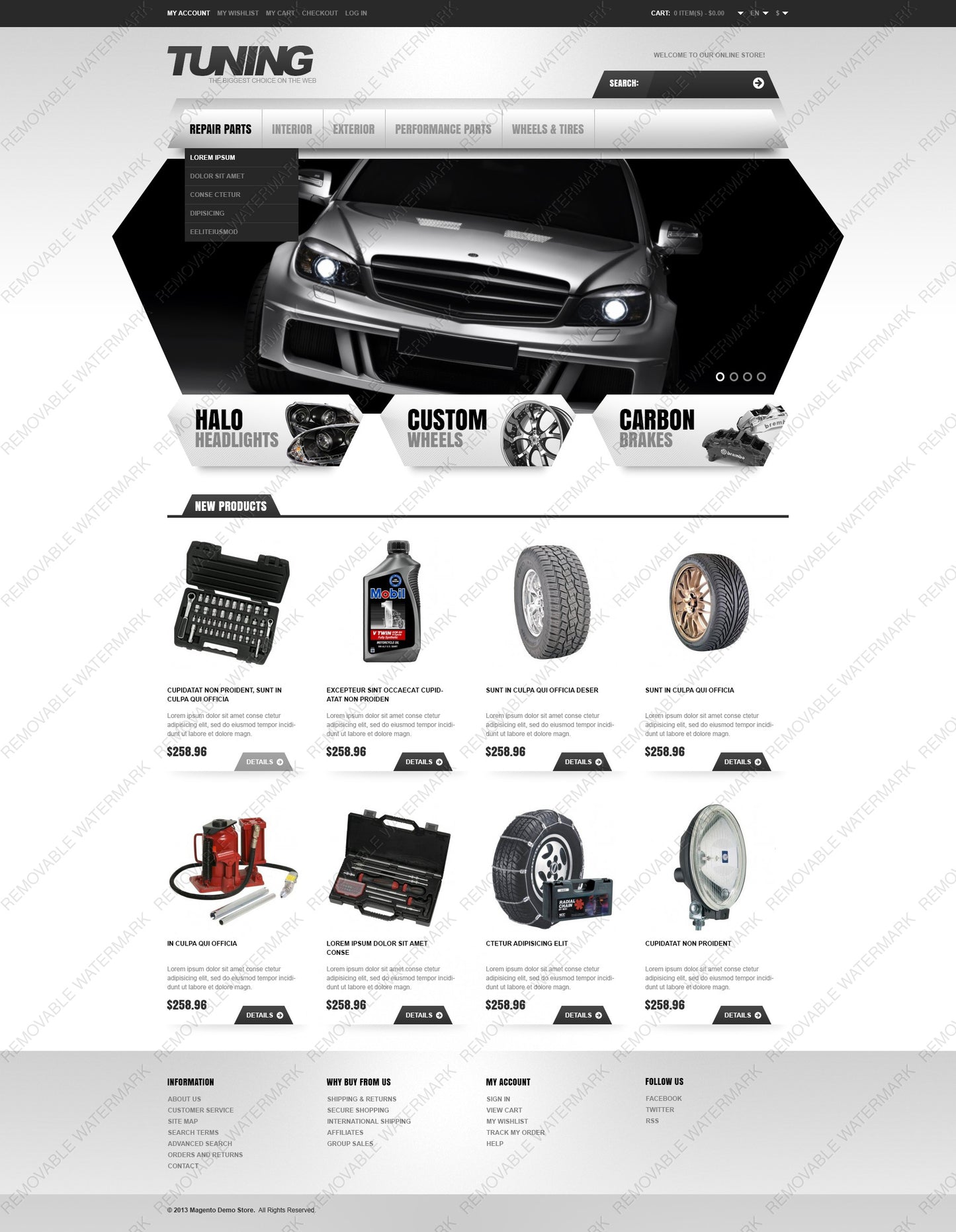 Magento Themes - GoWebBaby.Com